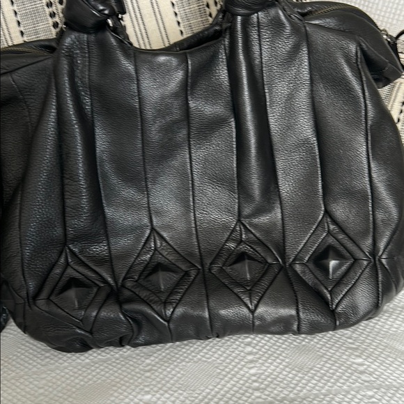 Elliot Lucca Black Leather shoulder bag - Picture 6 of 12